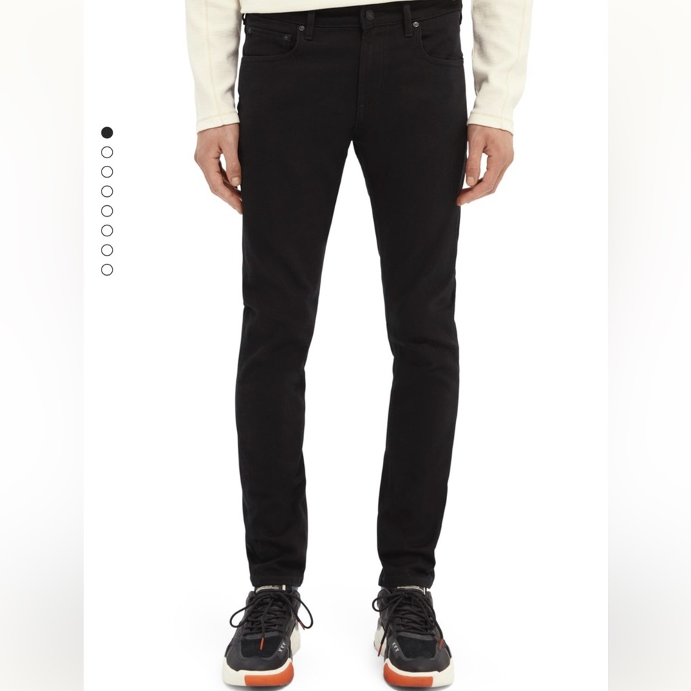 Scotch & Soda Men’s Ams Blauw Favourite Black Denim Jeans. Sz 28x32